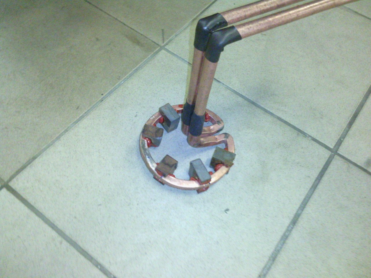 Induction coil manufacturing